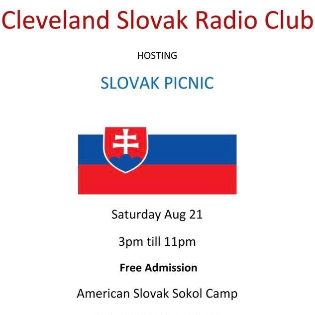 Cleveland Slovak Radio Club "Slovak Picnic" (festival) Czechoslovak